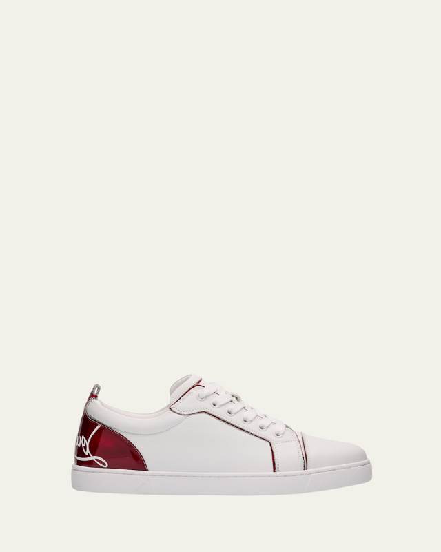 Fun Louis Junior Leather Low-Top Sneakers